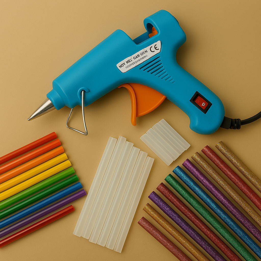 Hot glue for decorating design